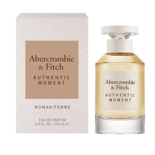 ABERCROMBIE & FITCH AUTHENTIC MOMENT WOMEN 3.4 OZ EDP SP