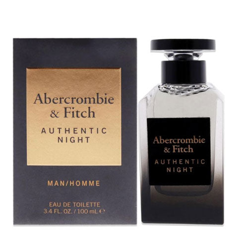 ABERCROMBIE AUTHENTIC NIGHT MEN 3.4 OZ EDT SP