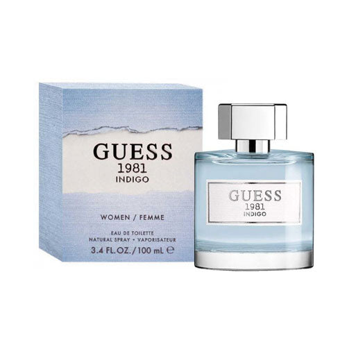 GUESS 1981 INDIGO WOMAN 3.4 OZ EDT SP-NEW UPC