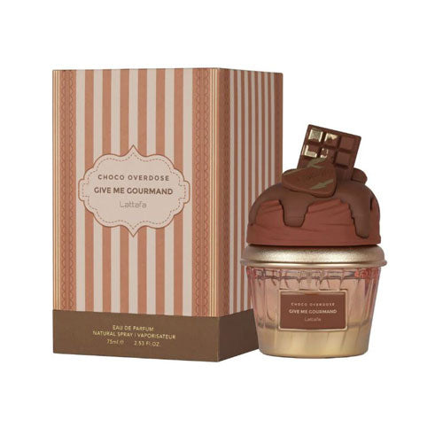 LATTAFA GIVE ME GOURMAND CHOCO OVERDOSE UNISEX 2.5 OZ EDP SP