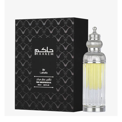 LATTAFA HAAKEM UNISEX PERFUME OIL 0.7 OZ EDP SP