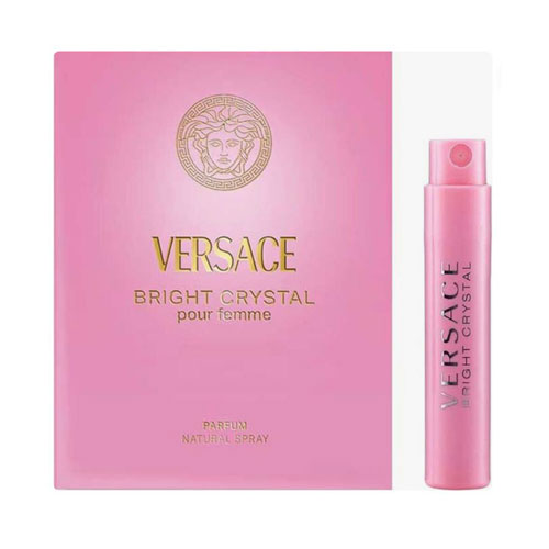VIAL VERSACE BRIGHT CRYSTAL WOMEN PARFUM 0.03 OZ EDP SP
