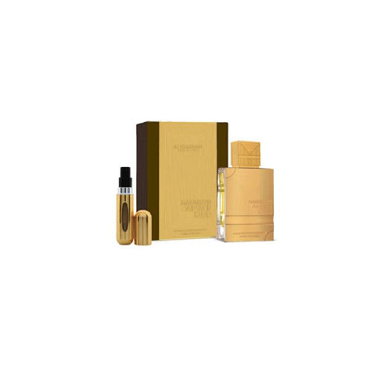 SET AL HARAMAIN AMBER OUD GOLD EDITION EXTREME MEN ( 2 PC )3.3 OZ.EDP SP / 0.33 OZ. TRAVELO SP