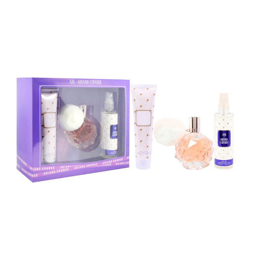 SET ARIANA GRANDE ARI WOMEN ( 3 PC )3.4 OZ EDP SP / 3.4 OZ BODY SOUFFLE / 4.0 OZ BODY MIST