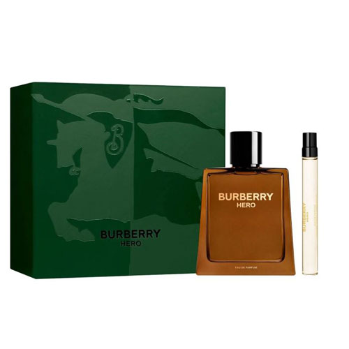 SET BURBERRY HERO MEN ( 2 PC )3.3 OZ EDP SP \0.34 OZ EDP SP
