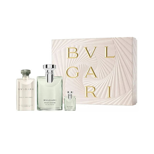 SET BVLGARI MEN (3 PC ) 3.4 OZ EDP SP / 2.5 OZ SG /0.16 OZ EDP SP