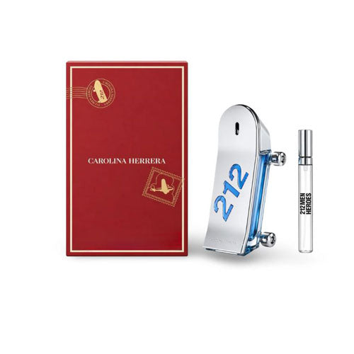 SET CAROLINA HERRERA 212 HEROES MEN ( 2 PC )3.0 OZ EDP SP/0.33 OZ EDP SP