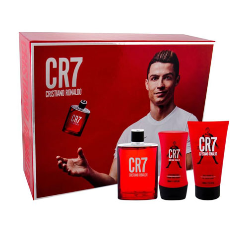 SET CRISTIANO RONALDO CR7 MEN ( 3 PC ) 3.4 OZ EDT SP / 5.1 OZ SG / 5.1 OZ BS