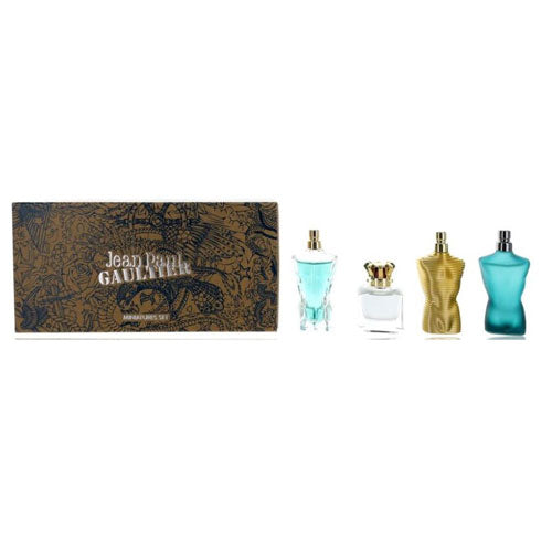 MINI SET JEAN PAUL GAULTIER MEN (4 PC ) X 0.24 OZ EDT SP