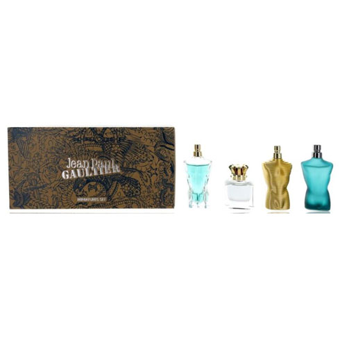 MINI SET JEAN PAUL GAULTIER MEN (4 PC ) X 0.24 OZ EDT SP