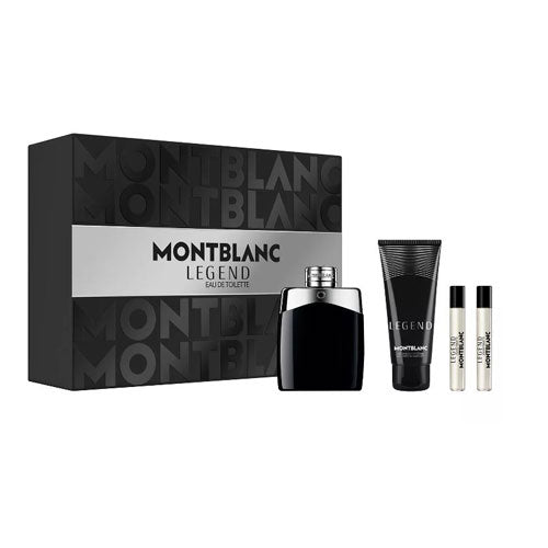 SET MONT BLANC LEGEND MEN ( 3 PC )3.4 OZ EDT SP \ 0.25 OZ MINI \3.4 OZ SG S2 2023