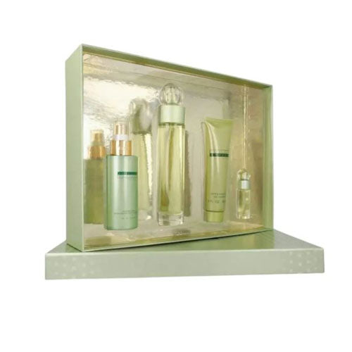 SET PERRY ELLIS RESERVE WOMEN (4PC) 3.4 OZ EDP / 4.2 OZ MIST / 3.0 OZ SG / MINI