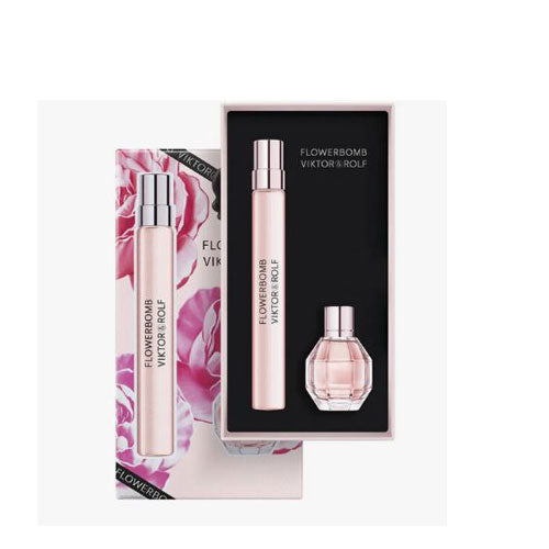 MINI SET VIKTOR & ROLF FLOWERBOMB WOMEN ( 2 PC )0.34 OZ EDP SP / 0.24 OZ EDP SP