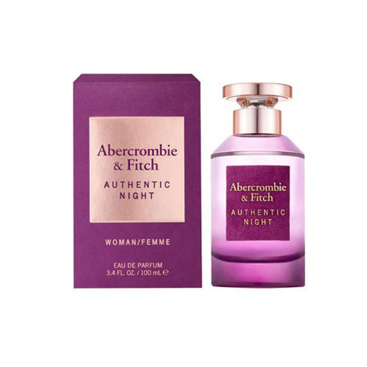 ABERCROMBIE & FITCH AUTHENTIC NIGHT WOMEN 3.4 OZ. EDP