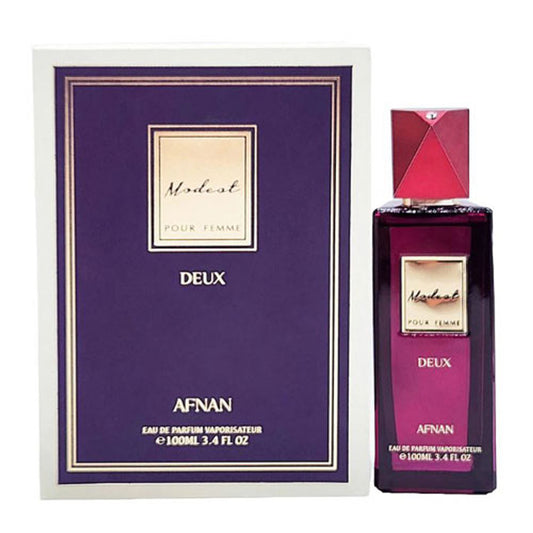 AFNAN MODEST DEUX WOMEN 3.4 OZ.EDP SP