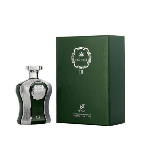 AFNAN III HIS HIGHNESS GREEN MEN  3.4 OZ  EDP SP