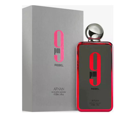 AFNAN 9PM REBEL (RED) UNISEX 3.4 OZ EDP SP