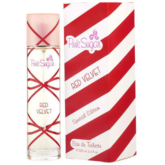 AQUOLINA PINK SUGAR RED VELVET SPECIAL EDITION WOMEN 3.4 OZ EDT SP