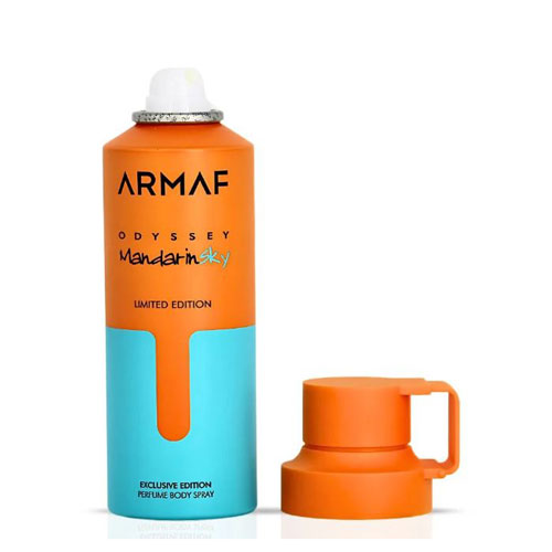 BODY SPRAY ARMAF ODYSSEY MANDARIN SKY LIMITED EDITION MEN 6.8 OZ