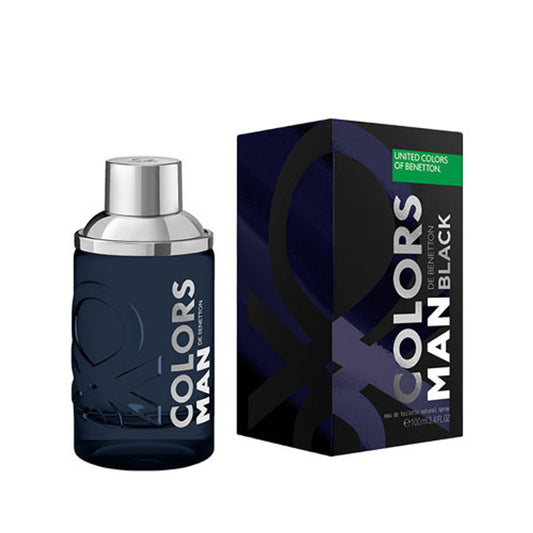 BENETON COLORS BLACK MEN 3.4 OZ. EDT SP