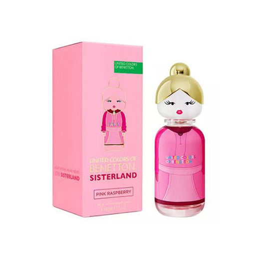 BENETTON SISTERLAND PINK RASBERRY WOMEN 2.7 OZ. EDT SP