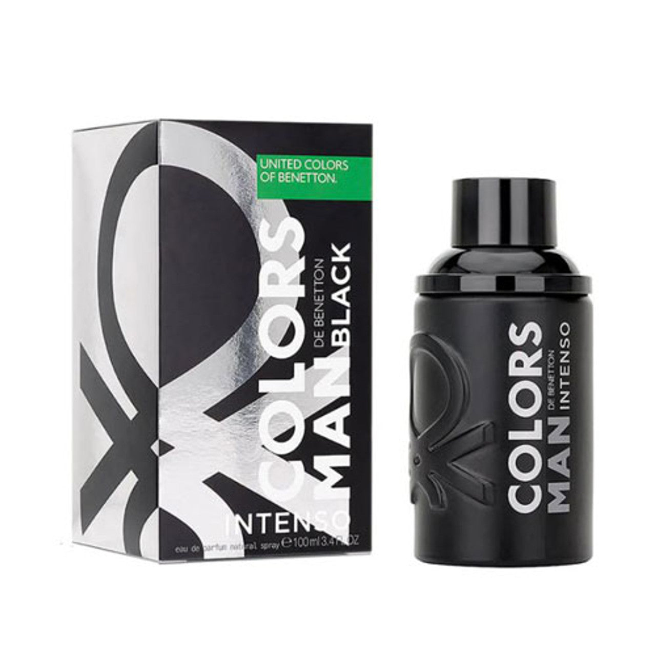 BENETON COLORS BLACK INTENSE MEN 3.4 OZ.EDP SP