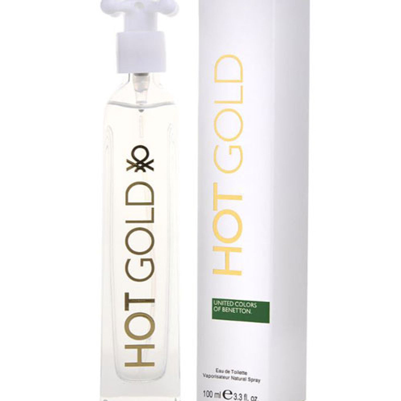 BENETTON HOT GOLD WOMEN 3.4 OZ EDT SP