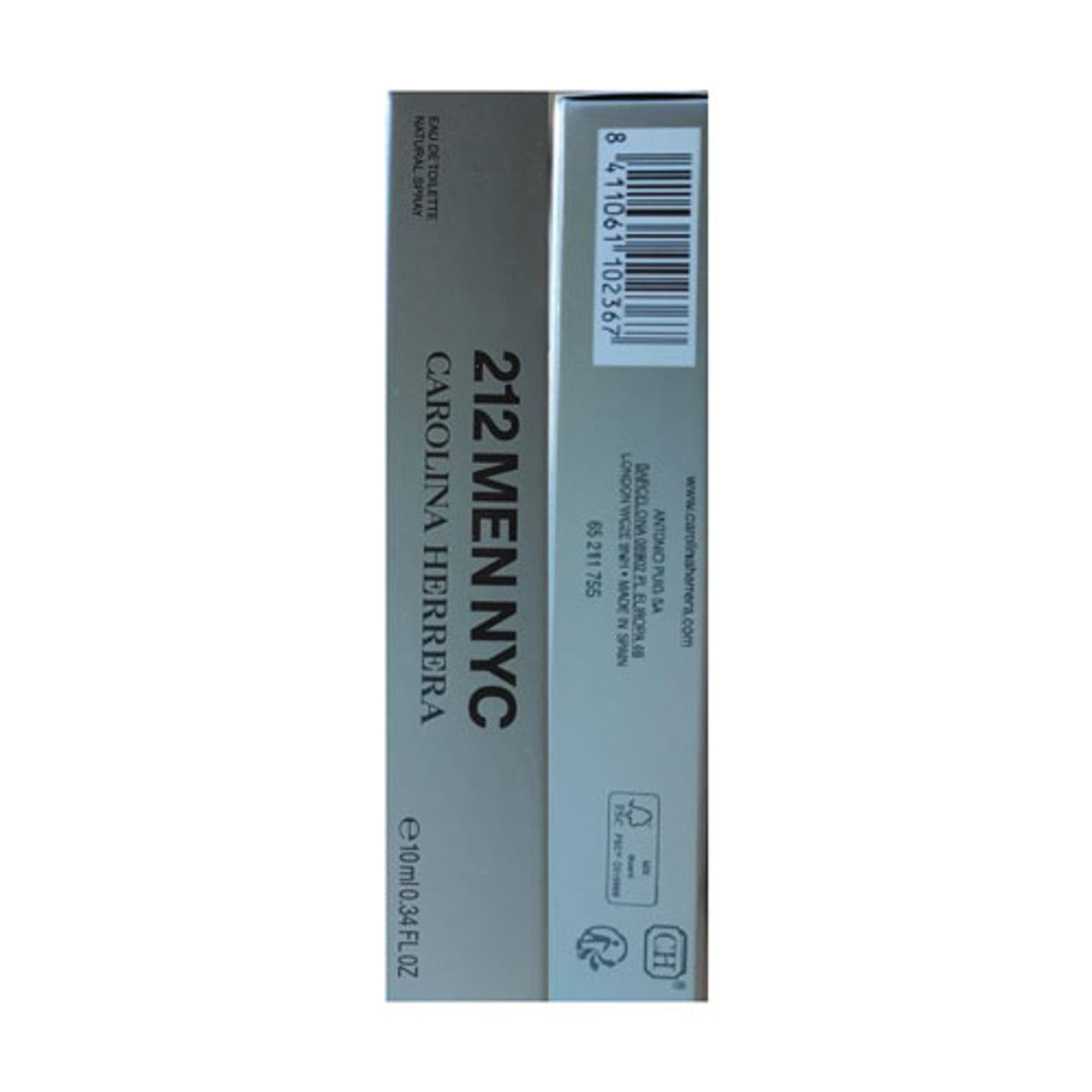 CAROLINA HERRERA MINI 212 MEN 0.34 OZ EDT SP