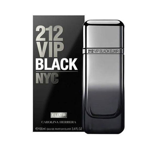 CAROLINA HERRERA 212 VIP BLACK EAU PARFUM ELIXIR MEN 3.4 OZ