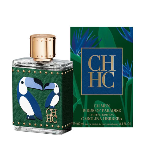 CAROLINA HERRERA CH BIRDS OF PARADISE LIMITED EDITION MEN 3.4 OZ EDP SP