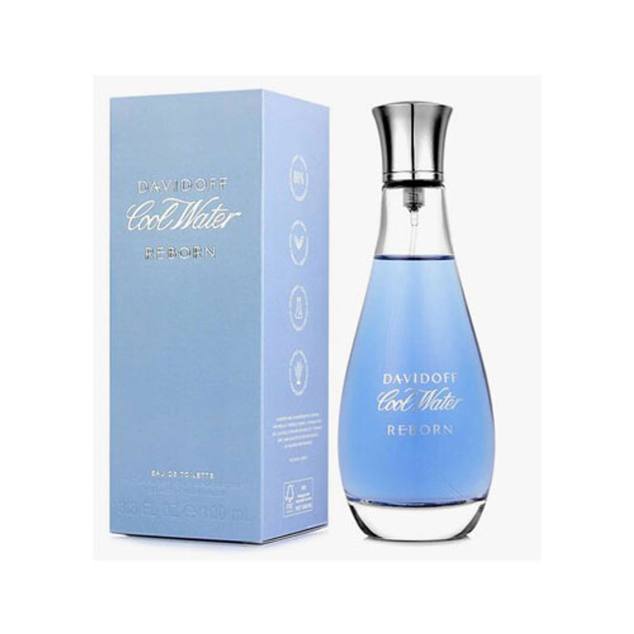 DAVIDOFF COOL WATER REBORN WOMEN 3.4 OZ EDT SP