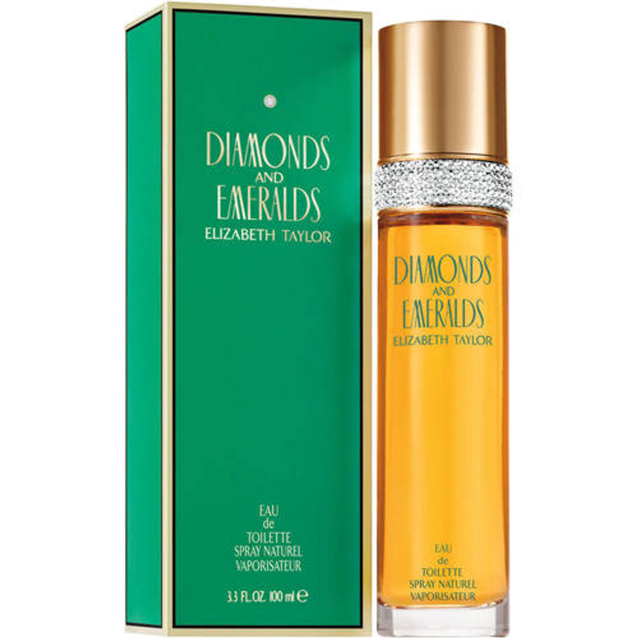 ELIZABETH TAYLOR DIAMONDS & EMERALDS WOMEN 3.3 OZ. EDT SP
