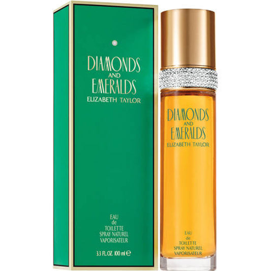 ELIZABETH TAYLOR DIAMONDS & EMERALDS WOMEN 3.3 OZ. EDT SP