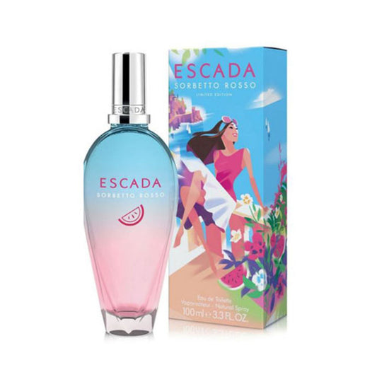 ESCADA SORBETTO ROSSO WOMEN LIMITED EDITION 3.3 OZ EDT SP