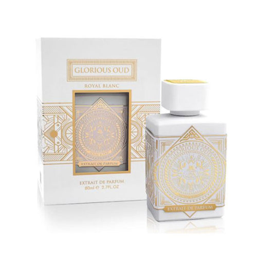 FRAGRANCE WORLD GLORIOUS OUD ROYAL BLANC UNISEX 2.7 OZ EDP SP