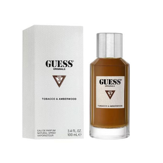 GUESS ORIGINALS TYPE 3 TABACCO & AMBERWOOD MEN 3.4 OZ EDP SP