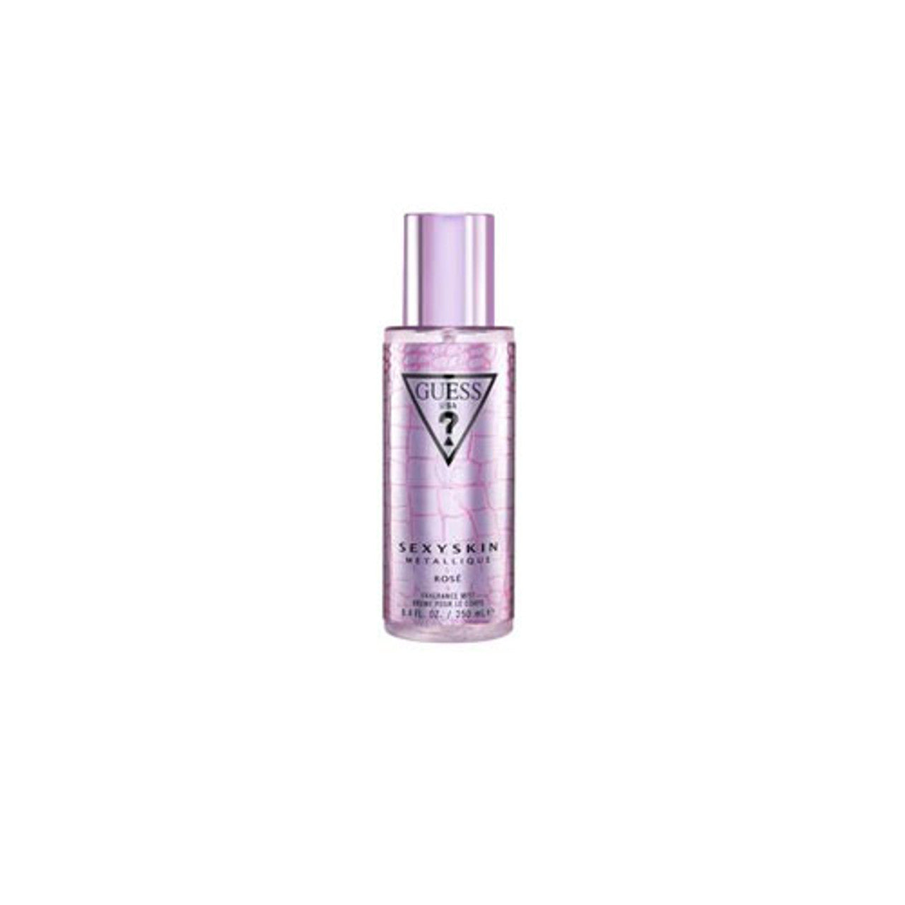 BODY MIST GUESS SEXY SKIN METALLIQUE ROSE WOMEN 8.4 OZ