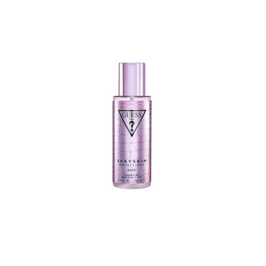 BODY MIST GUESS SEXY SKIN METALLIQUE ROSE WOMEN 8.4 OZ