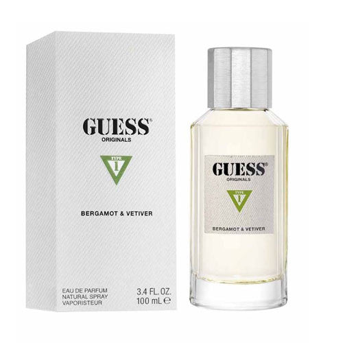 GUESS ORIGINALS TYPE 1 BERGAMOT & VETIVER UNISEX 3.4 EDP SP