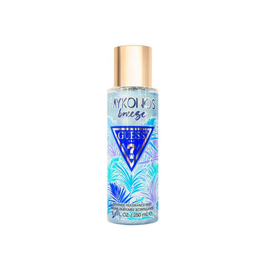 BODY MIST WOMEN GUESS MYKONOS BREEZE SHIMMER 8.4 OZ.