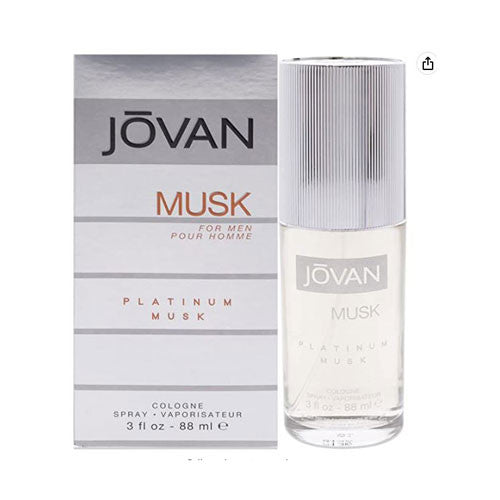 JOVAN MUSK PLATINUM MEN 3.0 OZ EDT SP