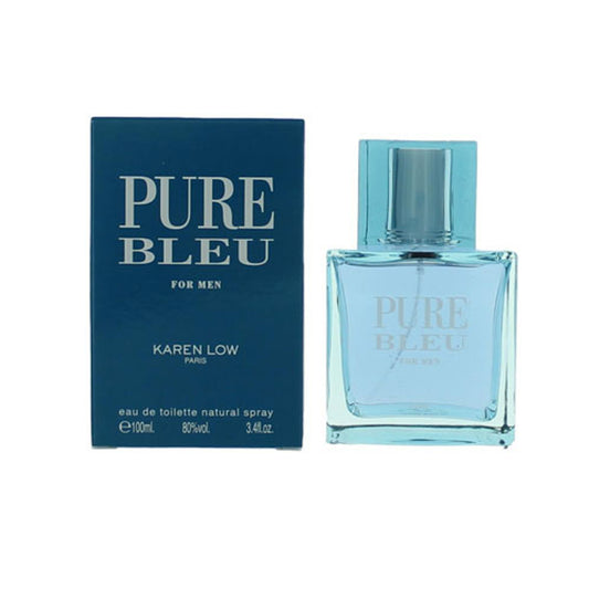 KAREN LOW PURE BLUE MEN 3.4 OZ. EDT SP