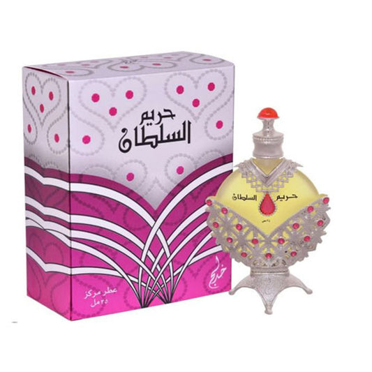 KHADLAJ HAREEM SULTAN SILVER UNISEX CONCENTRATED OIL PERFUME 1.18 OZ OIL