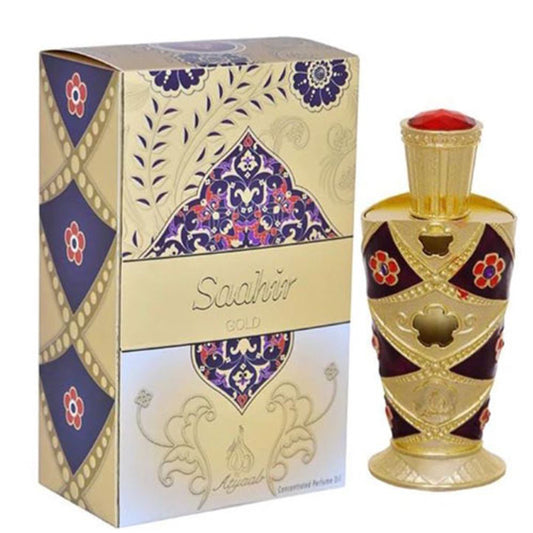 KHADLAJ SAAHIR GOLD WOMEN CONCENTRATED PERFUME OIL 0.60 OZ