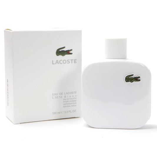 LACOSTE L.12.12 EAU BLANC (WHITE) MEN 3.4 OZ. EDT SP