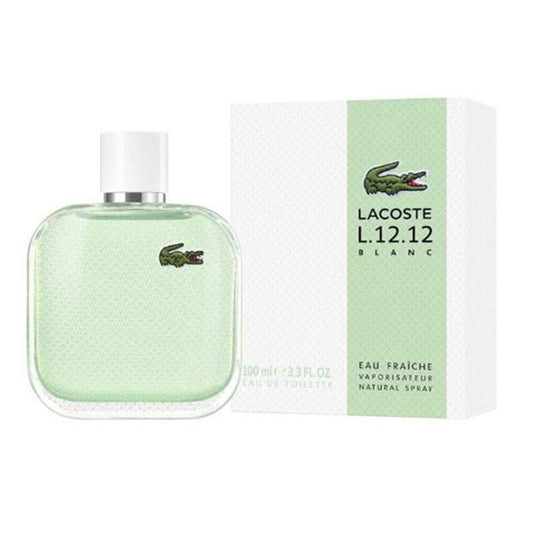 LACOSTE L.12.12 EAU DE BLANC FRAICHE MEN 3.4 OZ EDT SP