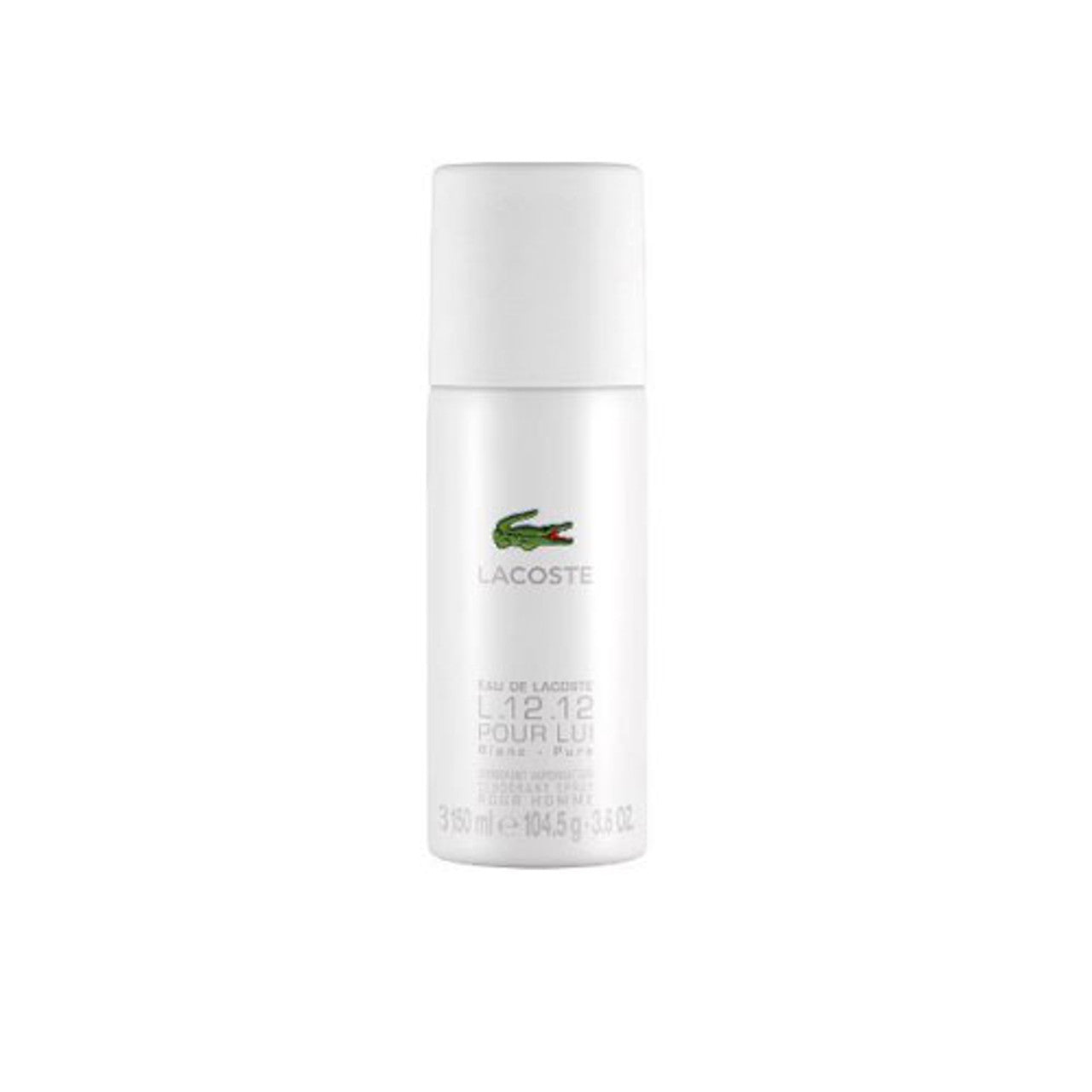 BODY SPRAY LACOSTE L.12.12 BLANC MEN 3.6 OZ