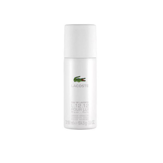 BODY SPRAY LACOSTE L.12.12 BLANC MEN 3.6 OZ