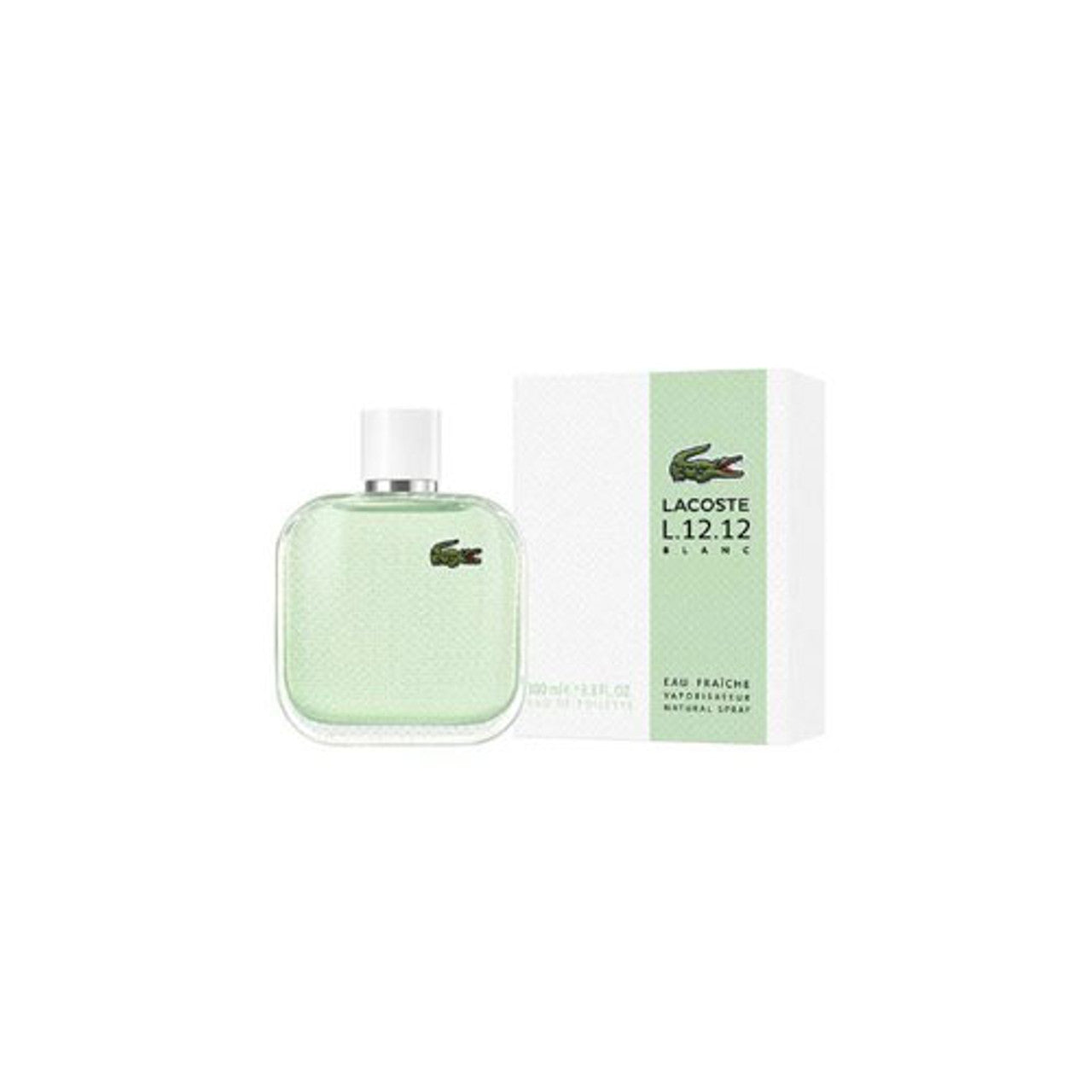 LACOSTE L.12.12 BLANC EAU FRAICHE MEN 3.4 OZ EDT SP