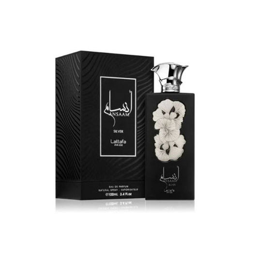 LATTAFA PRIDE ANSAAM SILVER MEN 3.4 OZ EDP SP